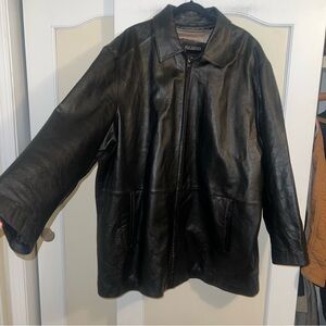 Wilson’s 100% Leather Vintage Brown Thinsulate Jacket with Removable Vest Insert